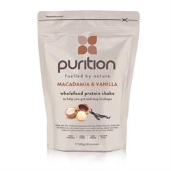 Purition Wholefood Protein Shake Vanilla 500g