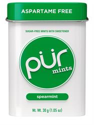 Pur Gum ASPARTAME FREE MINTS - Spearmint 30g Tin