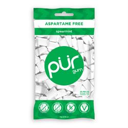 Pur Gum ASPARTAME FREE - PUR Gum Spearmint Gum 77g Bag