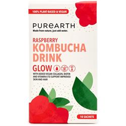 Purearth Purearth Glow Kombucha Drink Powder 10x5g sachets Low-Cal Vegan Sugar free