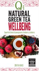 Qi Wellbeing Green Tea 25 Tea bags / 40g