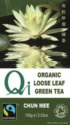 Qi Organic Fairtrade Loose-leaf Chun Mee Tea - 100g