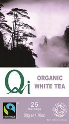 Qi Organic Fair Trade White Tea 50g / 25 Tea bags