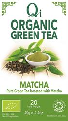 Qi Qi Organic Green Tea & Matcha 20 bags / 40g