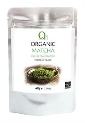 Qi Qi Organic Matcha green tea powder 40g pouch