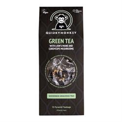 Quirky Monkey Quirky Monkey Green Tea with Lion's Mane & Cordyceps x 15 Teabags