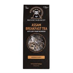 Quirky Monkey Quirky Monkey Assam Breakfast Tea Lion's Mane x 15 Pyramid Teabags