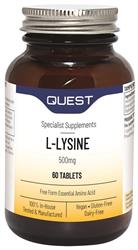 Quest L-LYSINE 500mg 60 Tabs