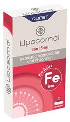 Quest Liposomal Iron 15 mg. 30 capsules