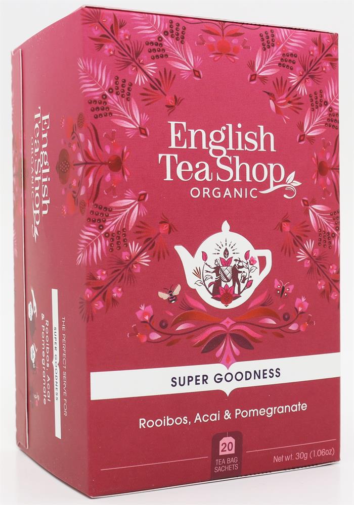 English Tea Shop Rooibos Acai & Pomegranate Tea - 20 Tea Bag Sachet