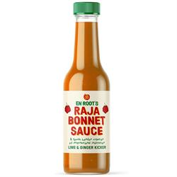 Raja Bonnet Sauce Raja Bonnet Lime & Ginger Kicker Sauce - Fresh Scotch Bonnet Kesar Mango & Spices 250ml