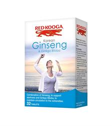 Red Kooga Ginseng & Ginkgo Biloba 32 tablets