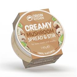 Origin Kitchen Creamy Mushroom Spread & Stir 140g