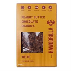 Raw Gorilla Raw Gorilla KETO Peanut Butter Chocolate Granola 250g