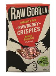 Raw Gorilla Raw Gorilla Rawberry Crispies 250g
