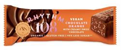 Rhythm 108 Chocolate Orange with Swiss Dark Chocolate Bar 33g