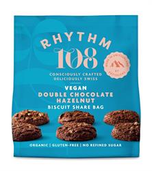 Rhythm 108 Double Chocolate Hazelnut Tea Biscuit Bag 135g