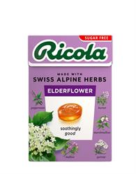 Ricola Elderflower Sugar Free sweets Box 45g