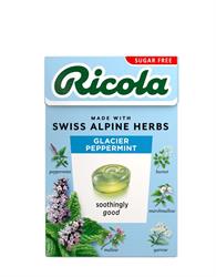 Ricola Glacier Peppermint Sugar Free sweets Box 45g