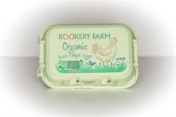 Rookery Farm 6 Large Organic Free Range Eggs (Van & Pallet orders only)