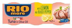 Rio Mare Rio Mare Tuna in Olive Oil Lemon & Black Pepper No Drain 3 x 65g