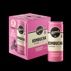 Remedy Kombucha Remedy Kombucha Raspberry Lemonade Multi pack 4x330ml