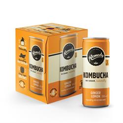 Remedy Kombucha Remedy Kombucha Ginger Lemon  Multi pack 4x330ml