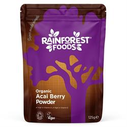 Rainforest Foods Organic Freeze Dried Acai Berry Powder 125g