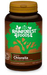 Rainforest Foods Organic Chlorella 500mg 300 Tablets