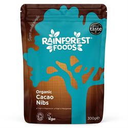 Rainforest Foods Organic Peruvian Raw Cacao Nibs 300g