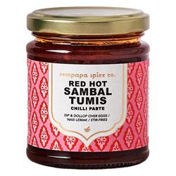 Rempapa Rempapa Red Hot Sambal Tumis Chilli Sauce 180g