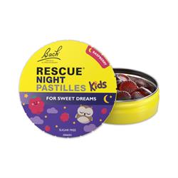 Rescue Kids Night Pastilles Raspberry Flavour 50g.