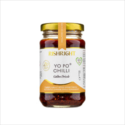 Rishright Rishright Yo Po Chilli Golden Drizzle 160g