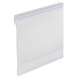 Retail Support 3"x3" Shelf Talker with Hinge for Scanning Rail