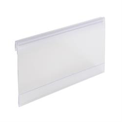 Retail Support 6"x3" Shelf Talker with Hinge for Scanning Rail