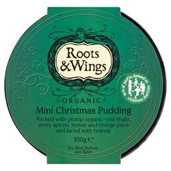 Roots and Wings Mini Christmas Pudding 100g