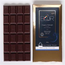 Salcombe Dairy Salcombe Dairy Midnight Organic Chocolate Bar 80g