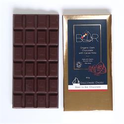 Salcombe Dairy Salcombe Dairy Dark with Nibs Organic Chocolate Bar 80g