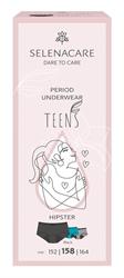 Selenacare TEENS period panties Hipster Black Size 158