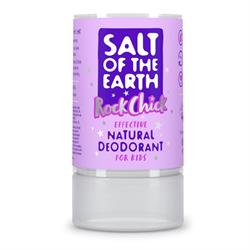 Salt Of the Earth Natural deodorant stick for kids - safe gentle and effective. 90g