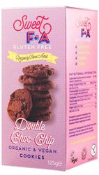 Sweet FA Organic Gluten-free and Vegan Double Chocolate Chip Cookies 125g