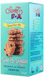 Sweet FA Organic Gluten-free and Vegan Oat & Raisin Cookies 125g