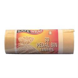 Safewrap Pedal Bin Liners - 30 Bags
