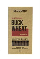 Seggiano Seggiano Organic Buckwheat Digestive Biscuits 150g