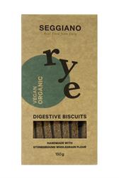 Seggiano Seggiano Organic Rye Digestive Biscuits 150g