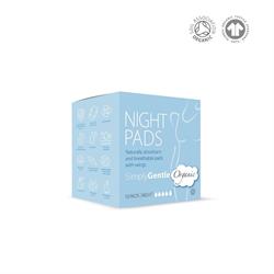 Simply Gentle Simply Gentle Organic cotton Night time Pads with wings