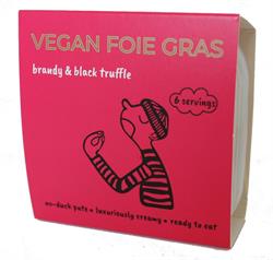Shocken Foods Vegan Foie Gras - Pate with Foraged Black truffle & Brandy 120g