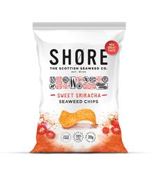 Shore Scottish Seaweed Seaweed Chips - Sweet Sriracha - 80g