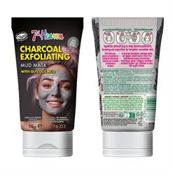 7th Heaven 7H Heaven Charcoal Mud w/ Glycolic Acid 50ml Tube
