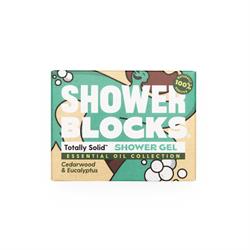 Shower Blocks Shower Blocks Solid Shower Gel in Cedarwood & Eucalyptus 100g